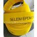 5ELEM EPDM Single Jacket All Synthetic Polyester Fire Hose, Yellow color, with EPDM Lining