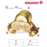 GIACOMINI A106 FDC Y Siamese, 90 degree Double Clapper Two-way Inlets
