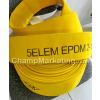 5ELEM EPDM Single Jacket All Synthetic Polyester Fire Hose, Yellow color, with EPDM Lining
